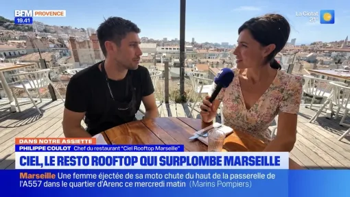 L’équipe de BFM Marseille Provence découvre le Ciel Rooftop Marseille, Marseille, Philippe COULOT